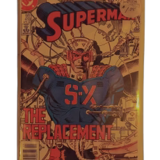 Couverture comic book Superman 418 DC Comics S-X The Replacement avril 1986