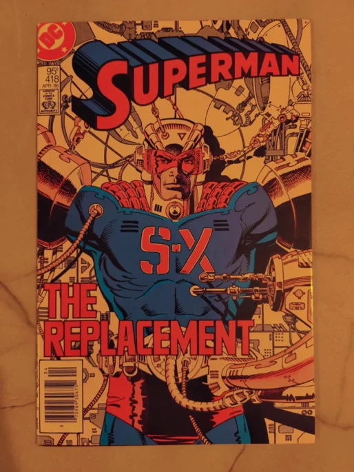 DC Comics Superman #418 - S-X: The Replacement - 1986