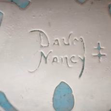 Signature Daum Nancy sur le lustre