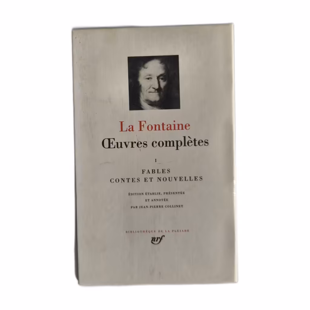 Livre La Fontaine Œuvres Complètes Volume I Fables Contes Bibliothèque de la Pléiade couverture rouge
