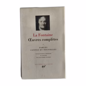 Livre La Fontaine Œuvres Complètes Volume I Fables Contes Bibliothèque de la Pléiade couverture rouge