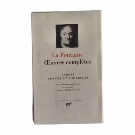 Livre La Fontaine Œuvres Complètes Volume I Fables Contes Bibliothèque de la Pléiade couverture rouge