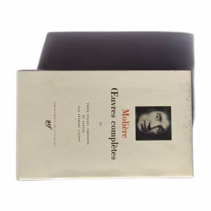 Livre Molière Œuvres Complètes volume 2 Bibliothèque de la Pléiade édition Gallimard 1971 reliure cuir
