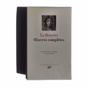 Livre La Bruyère Œuvres Complètes Bibliothèque de la Pléiade Gallimard
