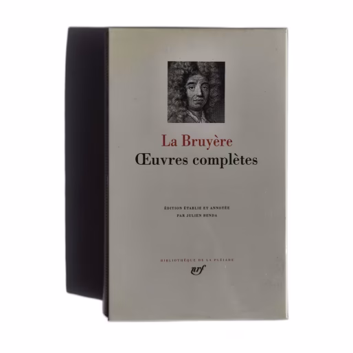 Livre La Bruyère Œuvres Complètes Bibliothèque de la Pléiade Gallimard