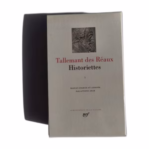 Livre Les Historiettes de Tallemant des Réaux