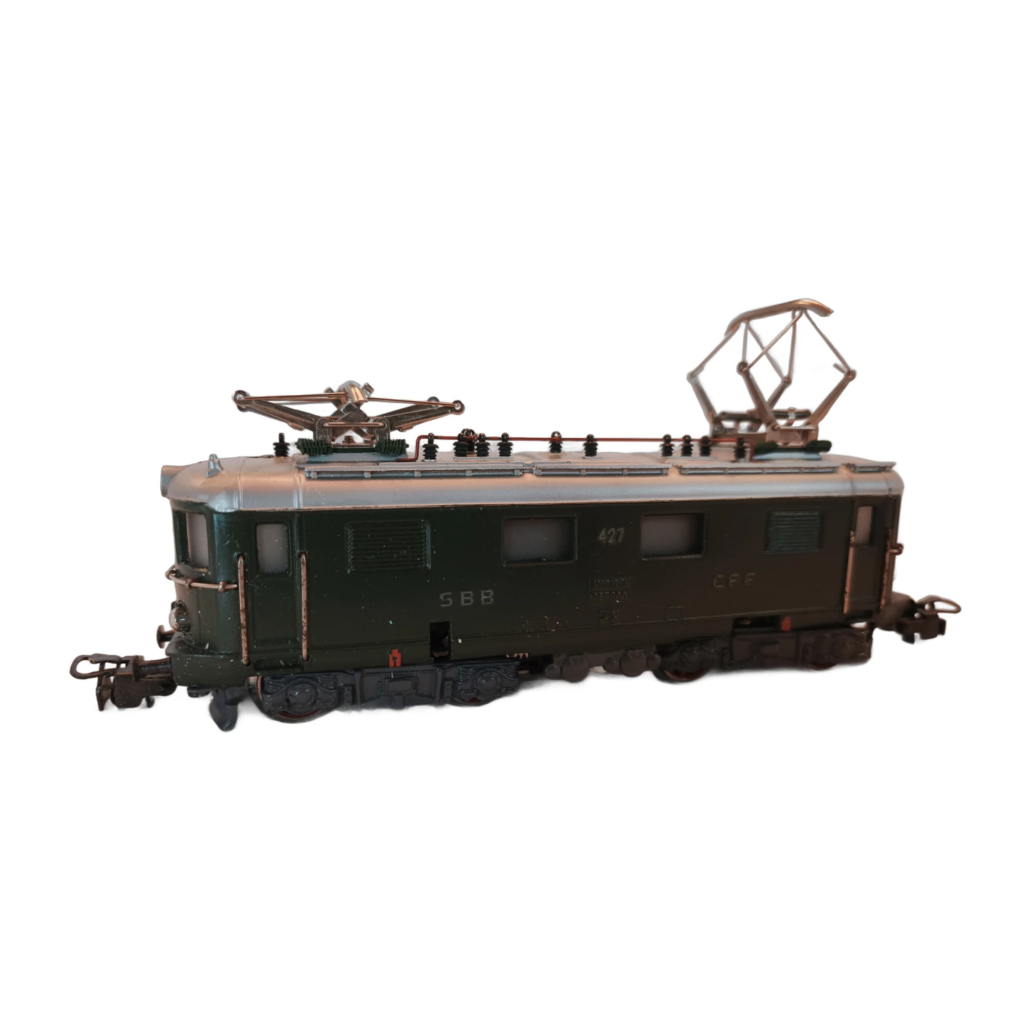 Profil de la locomotive électrique Märklin 3014 SBB CFF verte