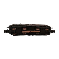 Vue de dessous du châssis Märklin 3014 avec frotteur central AC