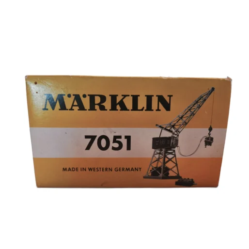 Märklin 7051 Grue Pivotante Électrique avec Électroaimant - Échelle HO (OVP)