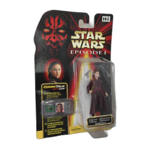 Face avant du blister de la figurine Star Wars Episode 1 Reine Amidala par Hasbro