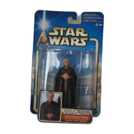 Face avant du blister de la figurine Star Wars Chancelier Suprême Palpatine par Hasbro