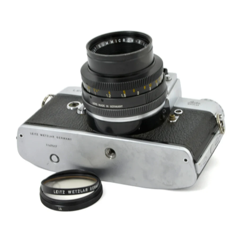 Vue de dessus du Leicaflex