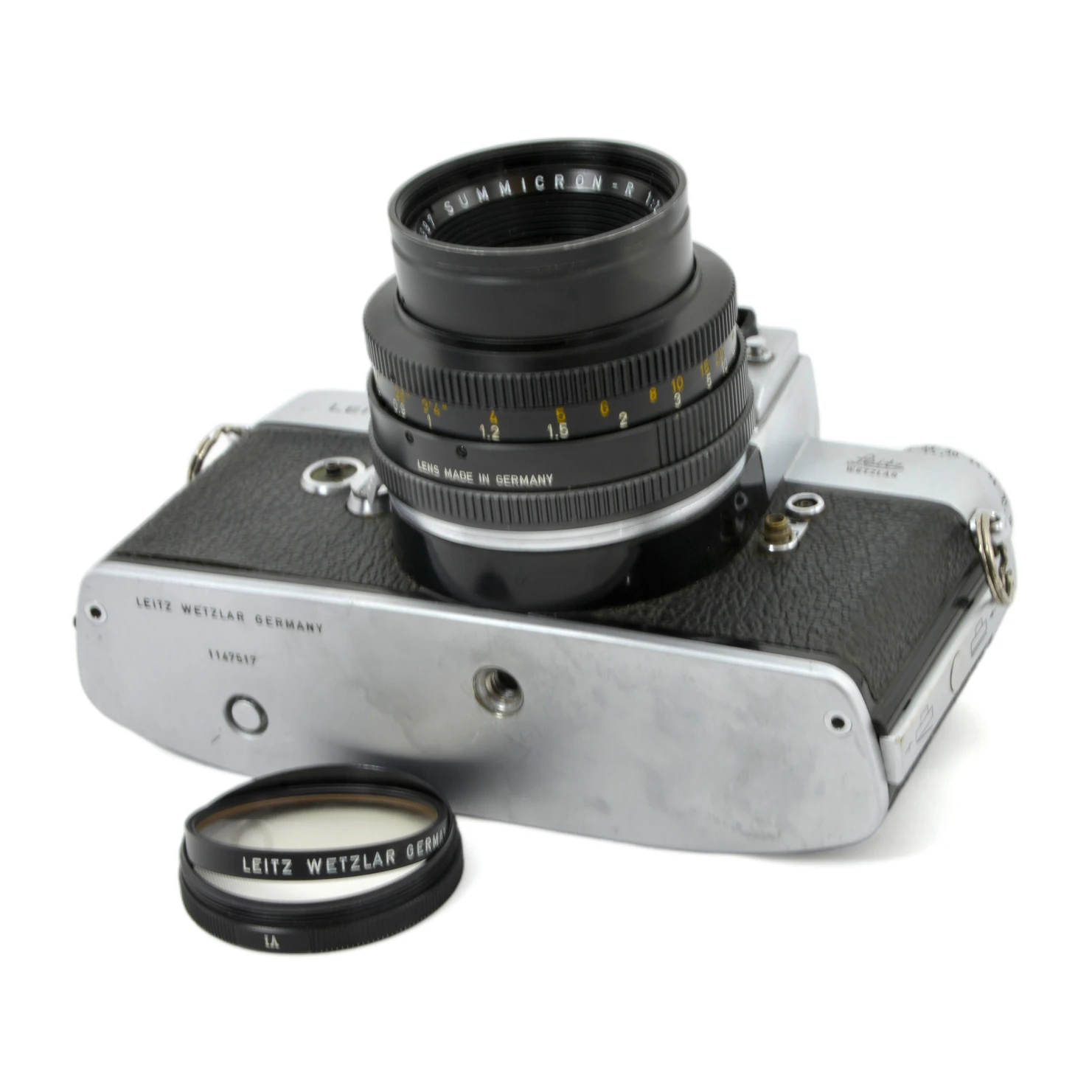 Vue de dessus du Leicaflex