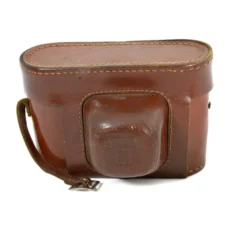 Étui en cuir marron d'origine pour appareil photo Royer Savoy