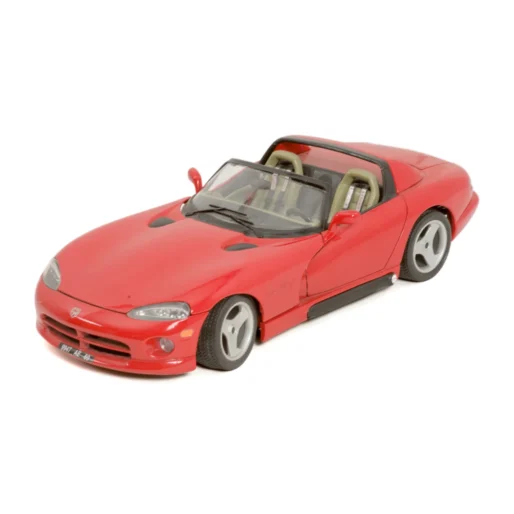 Vue avant de la miniature Bburago Dodge Viper RT/10 rouge 1/18