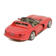 Vue arrière de la Dodge Viper RT/10 Bburago avec intérieur détaillé