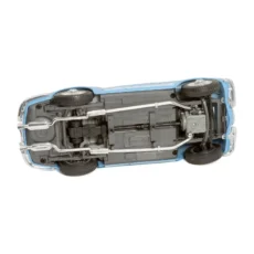 Vue du châssis de la miniature Bburago indiquant Lancia Aurelia B24 Spider 1955