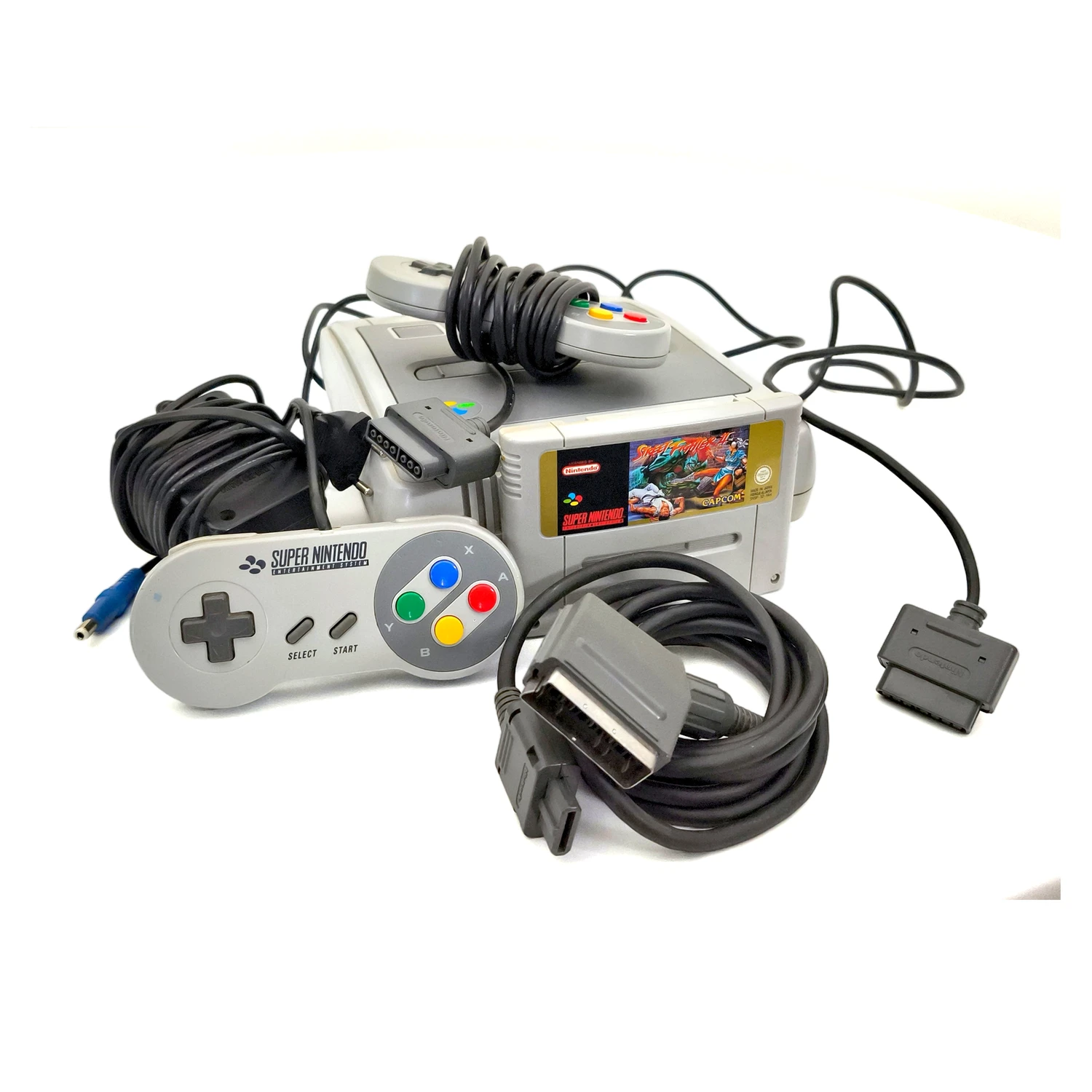 Pack complet console Super Nintendo avec deux manettes