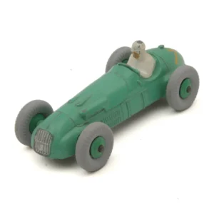 Voiture de course miniature Dinky Toys 235 H.W.M verte vue de profil