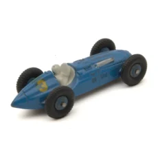 Voiture de course Dinky Toys Talbot-Lago vue de trois quarts arrière avec pilote