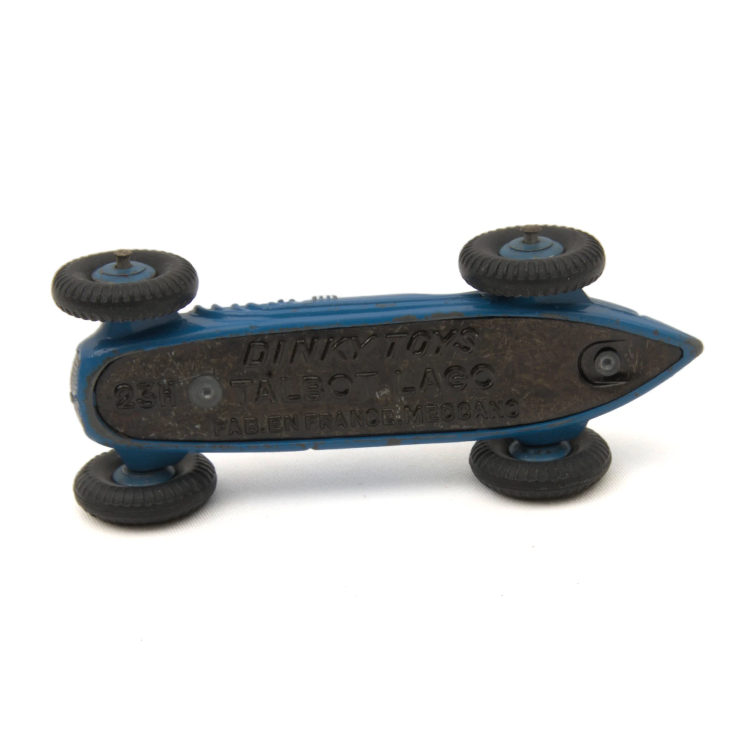 Châssis de la miniature Dinky Toys 23H Talbot-Lago Fabriqué en France par Meccano
