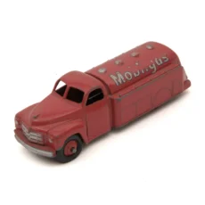 Camion citerne Dinky Toys 25d Mobiloil rouge de profil