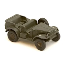 Vue de trois quarts avant du Dodge Command Car Dinky Toys 810