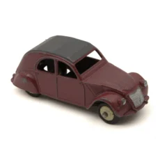 Miniature Dinky Toys 24 T Citroën 2CV vue de profil avec jantes crème