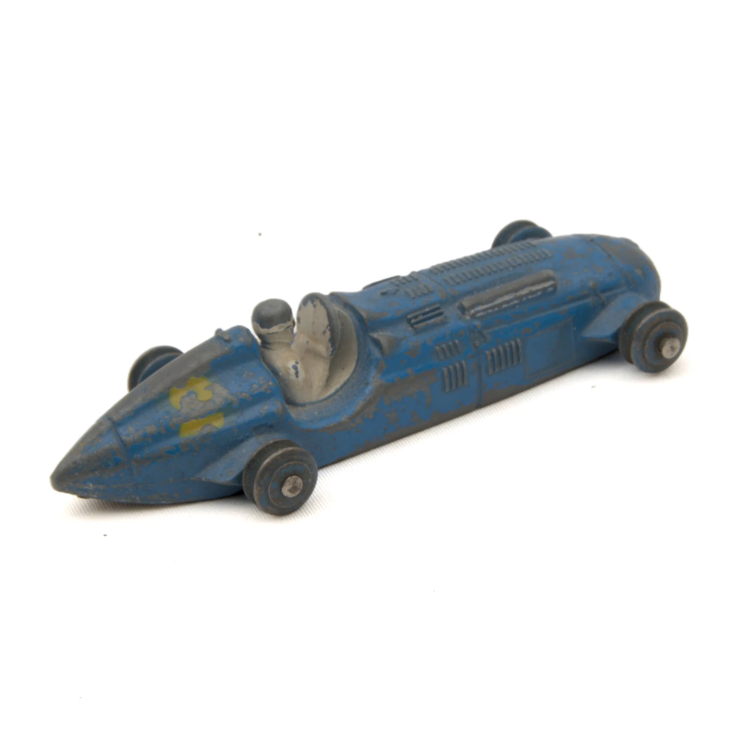 Voiture miniature Dinky Toys Talbot Lago 23H bleue vue de profil