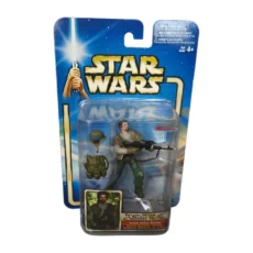 Face avant du blister de la figurine Star Wars Soldat Rebelle d'Endor par Hasbro