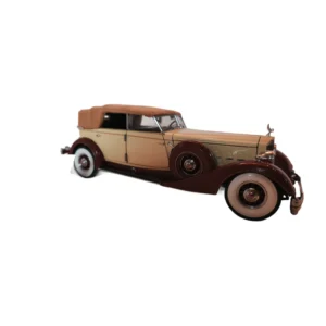 Voiture miniature Franklin Mint 1934 Packard Convertible Sedan 1/24 profil