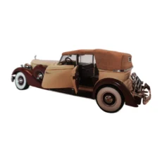 Miniature 1934 Packard Convertible Sedan portes ouvertes intérieur détaillé