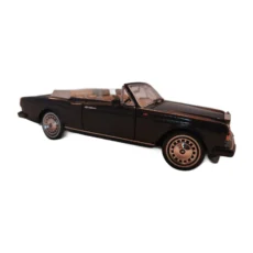 Voiture miniature Franklin Mint Rolls-Royce Corniche IV noire profil