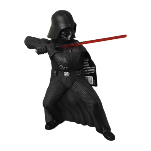 Figurine 3D bouteille de gel douche Darth Vader Star Wars de face avec sabre laser