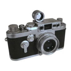 Appareil photo télémétrique Leica IIIf avec objectif Elmar 5cm f/2.8 et viseur SBOOI
