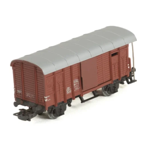 Wagon de marchandises couvert brun Märklin 4605 échelle HO