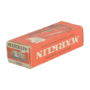 Boîte d'origine rouge Märklin 4621 pour wagon citerne