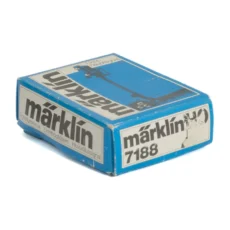 Boîte en carton bleu d'origine du signal lumineux Märklin 7188 échelle HO
