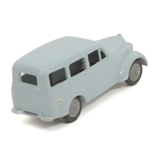 Voiture miniature CIJ Renault 300 Kgs bleu clair vue de trois quarts arrière