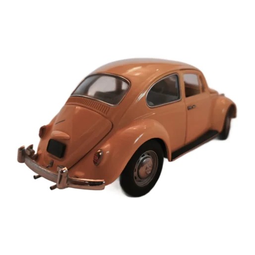 Vue de trois quarts arrière de la miniature VW Coccinelle