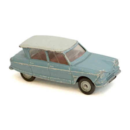 Voiture miniature Norev Citroën Ami 6 bleue profil droit