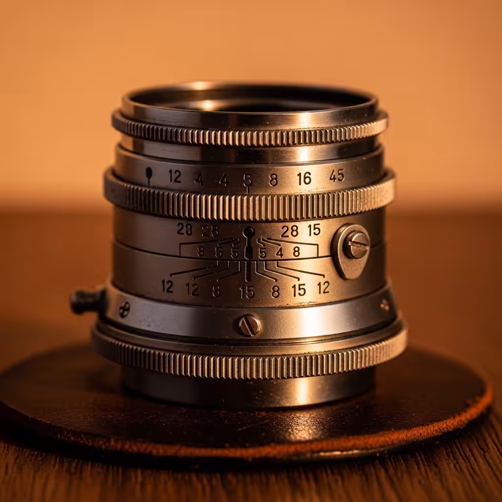 Photographie argentique : visuel objectif