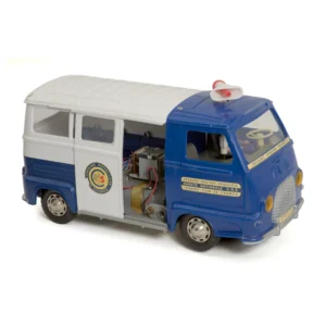 Vue de trois-quarts avant de la Renault Estafette France Jouets CRS