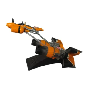 Vue de profil du Podracer de Sebulba Star Wars Action Fleet sur son socle d'exposition