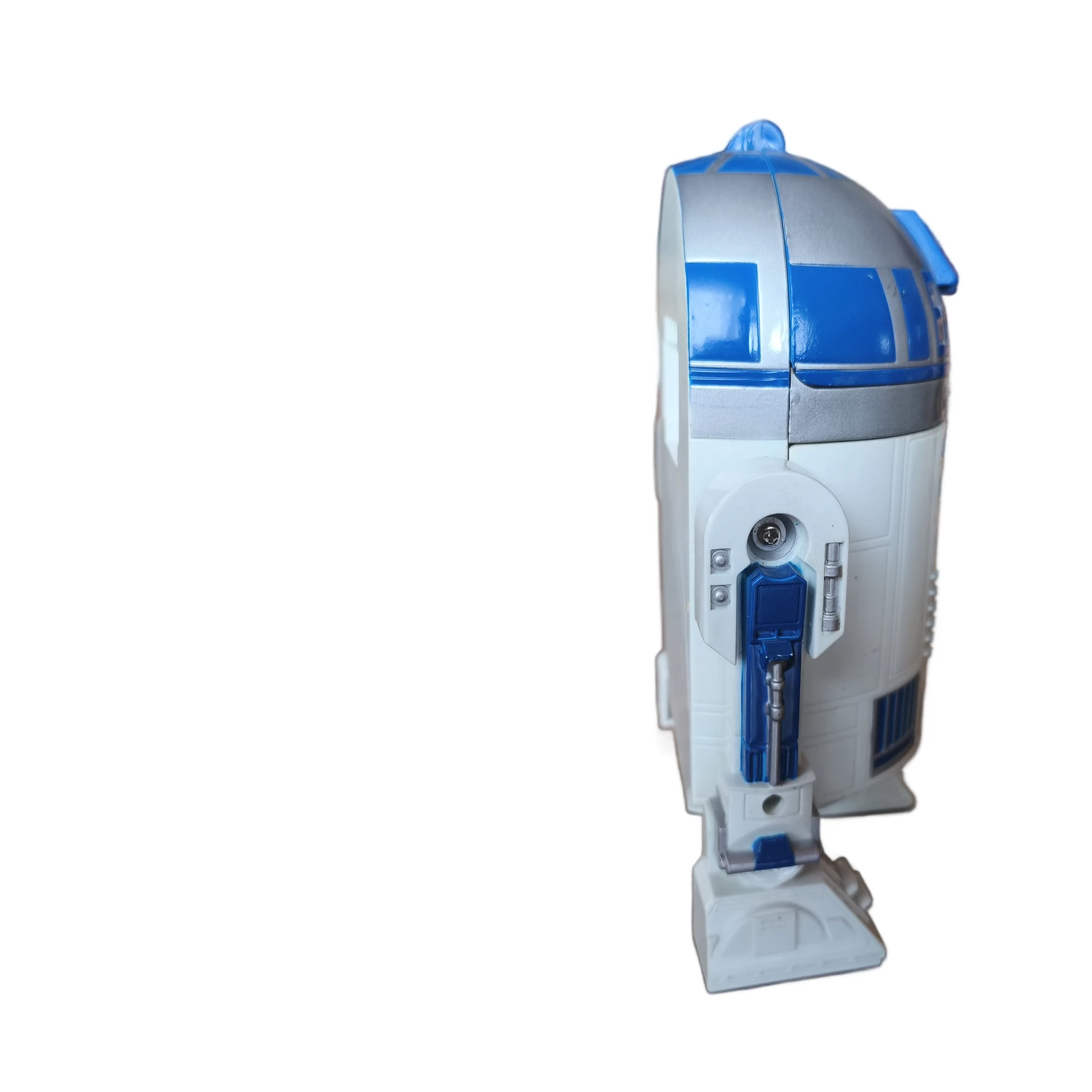 Tirelire R2-D2 Star Wars vue de profil montrant les détails d