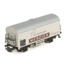 Wagon frigorifique Märklin HO blanc avec marquage Champagne Mercier Epernay