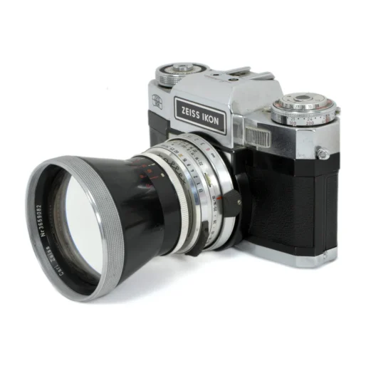 Appareil Photo Reflex Zeiss Ikon Contaflex S-matic avec Objectif Pro-Tessar 115mm f/4