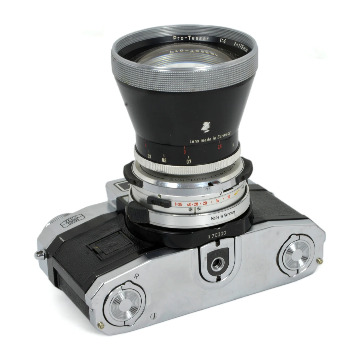 Appareil Photo Reflex Zeiss Ikon Contaflex S-matic avec Objectif Pro-Tessar 115mm f/4 – Image 2