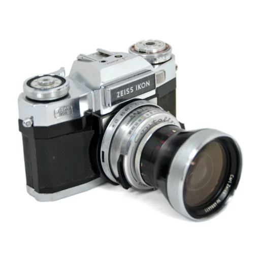 Appareil photo reflex Zeiss Ikon Contaflex avec téléobjectif Pro-Tessar