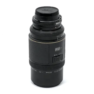 Objectif Nikon AF-Nikkor 200mm f/3.5 ED-IF de profil